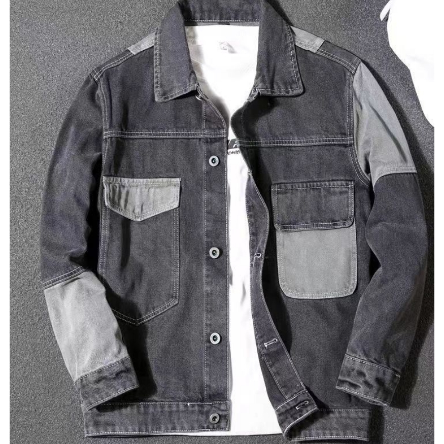 Áo Khoác denim Có Túi Thời Trang Mới Cho Nam