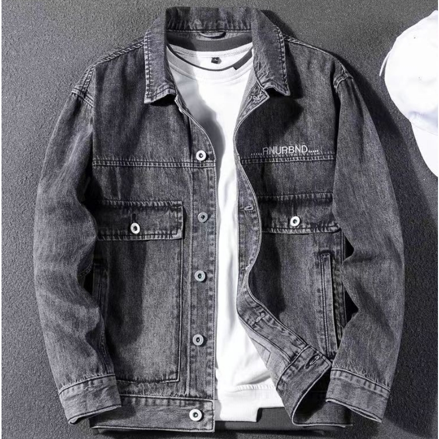 Áo Khoác denim Có Túi Thời Trang Mới Cho Nam