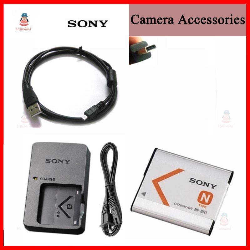 W620 W730 DSC-W580 Sony W800 W810 W830 camera NP-BN1 sạc pin + cáp dữ liệu pxb11 +