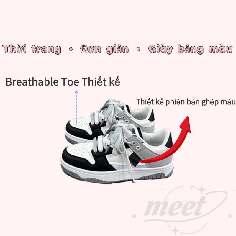Giày Sneaker Thời Trang Phong Cách Hàn Quốc Cho Nữ