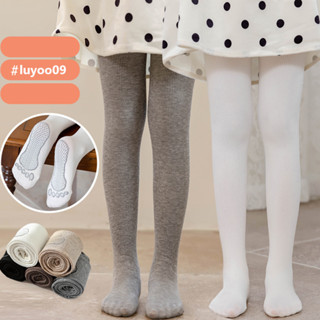 Quần Tất cotton Lót Lông Cừu Chống Trượt Thời Trang Thu Đông Cho Bé Gái