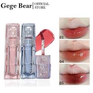 Son Môi Gege Bear Chống Thấm Nước Lâu Trôi Thiết Kế Hình Gấu Dễ Thương