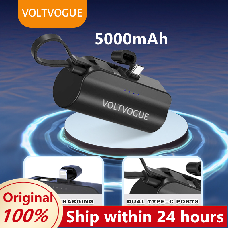 Pin Sạc Dự Phòng 5000mah mini Cho iphone Và type-c