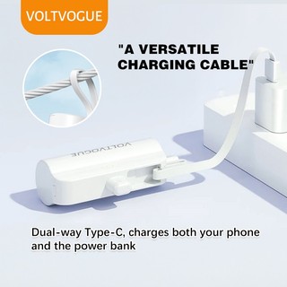 Pin Sạc Dự Phòng 5000mah mini Cho iphone Và type-c