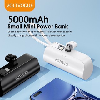 Pin Sạc Dự Phòng 5000mah mini Cho iphone Và type-c