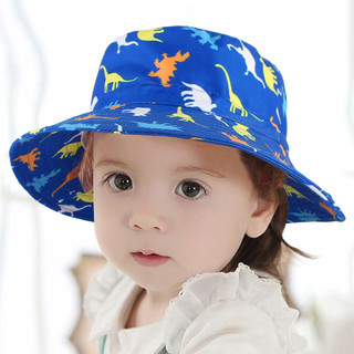 Mũ xô rộng vành hình khủng long dễ thương cho bé trai