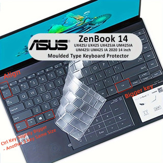 Ốp Lưng Silicone Phối Da Bảo Vệ Bàn Phím Máy Tính ASUS ZenBook 14 UX425J UM425IA UX425JA UX425EA UM425UA 14 Inch