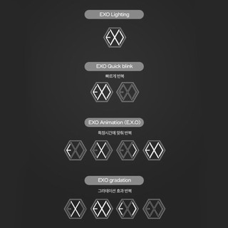 Đèn màu phát sáng EXO