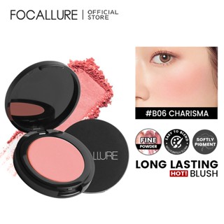 Phấn má hồng FOCALLURE trang điểm tự nhiên 11 màu tùy chọn 2.8g