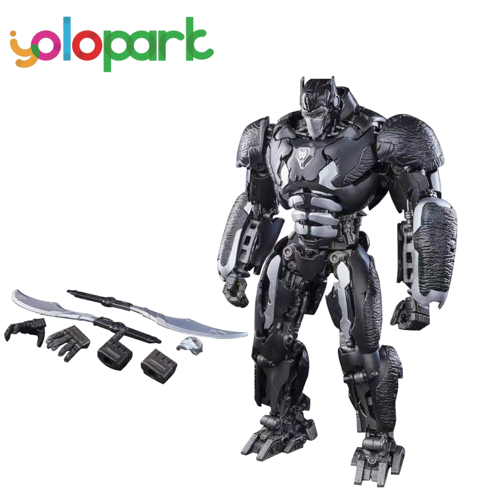 YOLOPARK Transformers Rise of The Beasts Optimus Primal Model Kit 20cm King Kong Collectible Toys Captain Orangutan 8 Years+