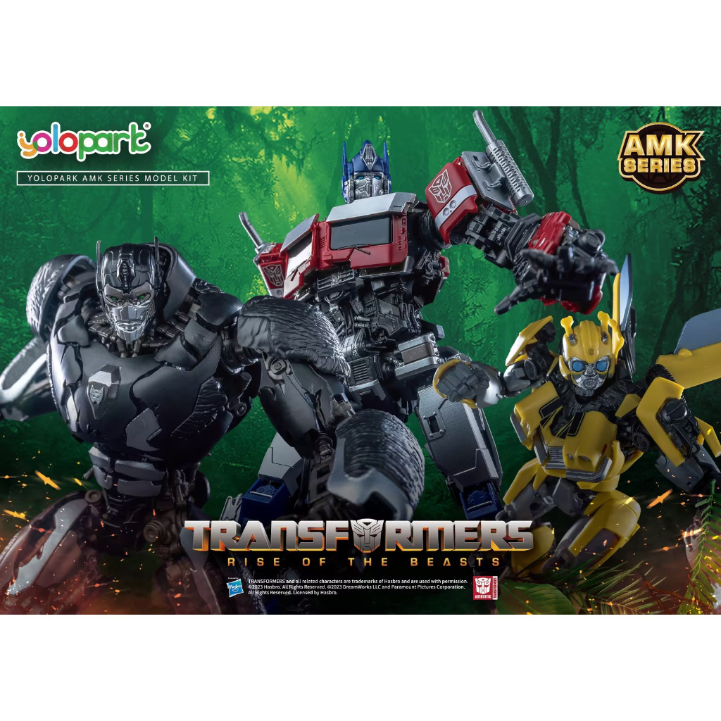 YOLOPARK Transformers Rise of the Beasts Optimus Prime/Optimus Primal/Bumblebee Movie 7 Transformers