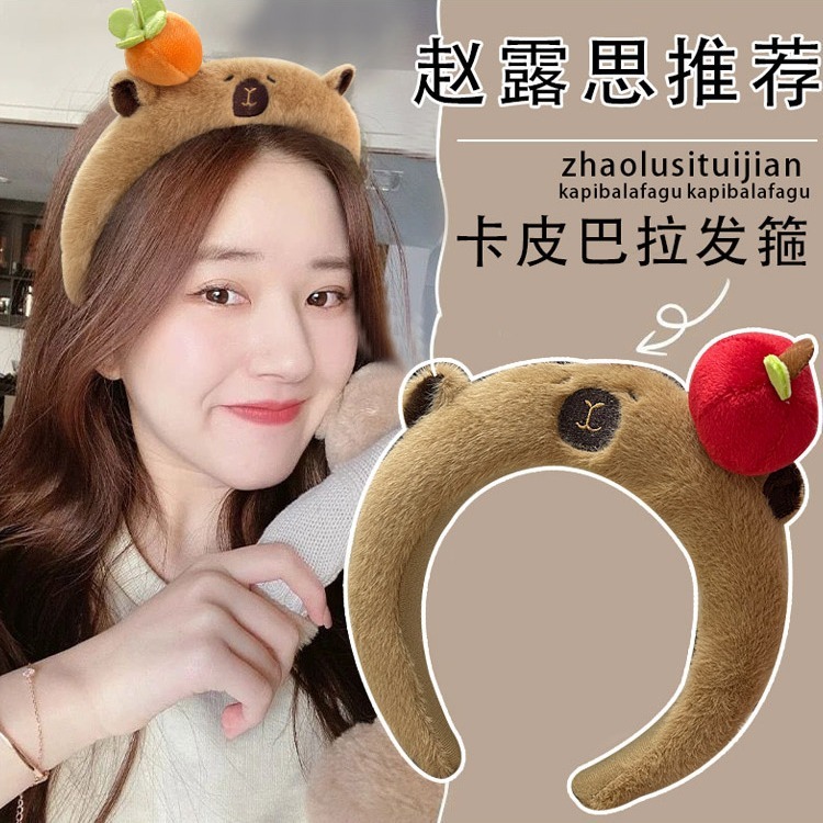 Kẹp Tóc Hình Búp Bê Nhồi Bông Dễ Thương Thời Trang Thu Đông