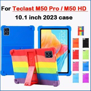 Dành cho Teclast M50 Pro Android 13 Tablet 10.1 "Vỏ máy tính bảng silicon mềm Teclast M50 HD 10.1" Máy tính bảng PC Thời trang Các góc dày Vỏ bảo vệ chống rơi