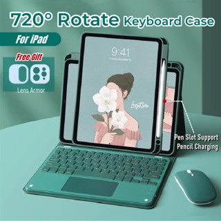 NIXXOS Bao Da Máy Tính Bảng Xoay Được Cho ipad 7200 720° Bao Da Máy Tính Bảng Có Ngăn Đựng Bút Cho ipad 10th gen air4 air5 pro 11 10.2 ipad 9th / 8th / 7th