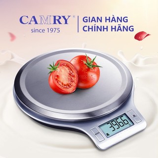Camry Cân Nhà Bếp Kỹ Thuật Số Với Màn Hình lcd Màu Đỏ, Trắng, Chất Liệu Thép Không Gỉ, Cao Đến 1g / 5 kg