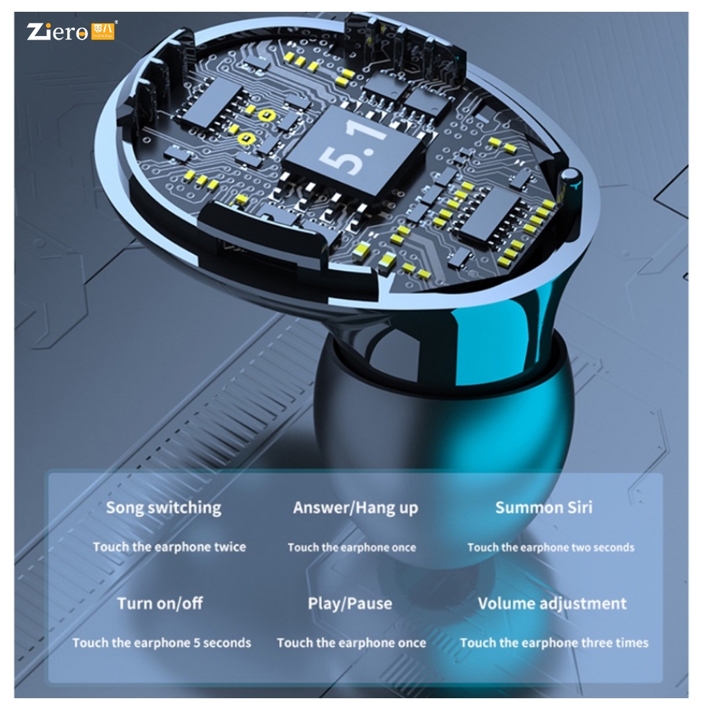 Tai nghe Bluetooth không dây M10 Pro, pin siêu dài 3000mAh, tai nghe điều khiển cảm ứng, màn hình LED hiển thị pin