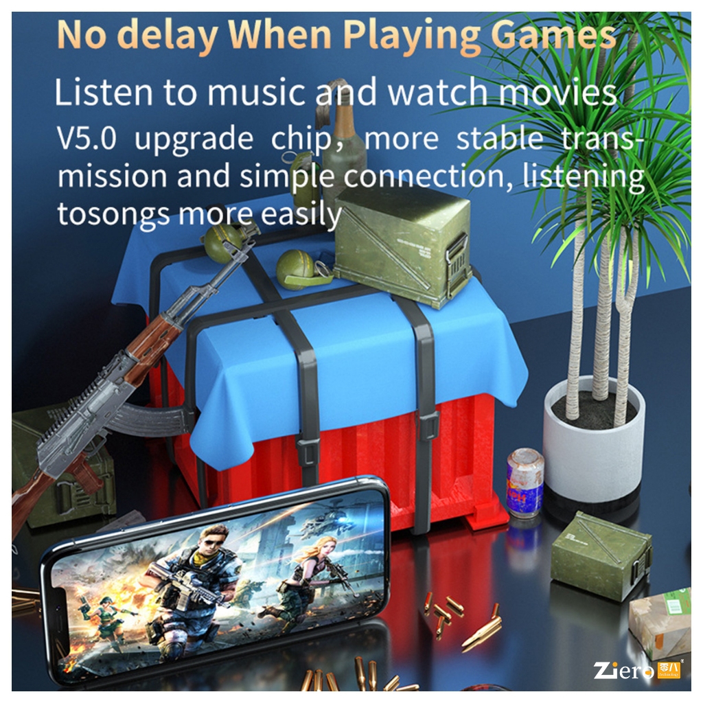 Tai nghe Bluetooth không dây M10 Pro, pin siêu dài 3000mAh, tai nghe điều khiển cảm ứng, màn hình LED hiển thị pin