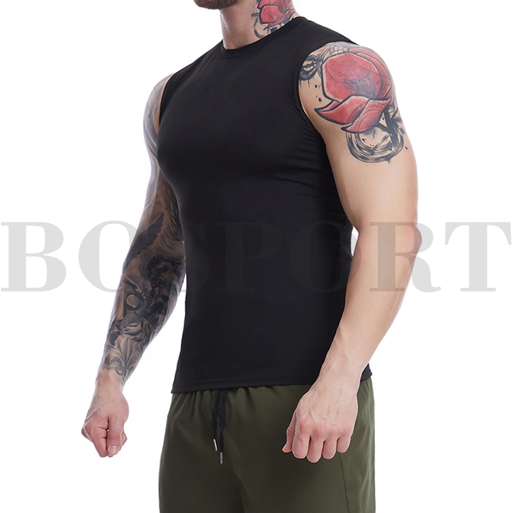 Bosport Áo Thun Thể Thao Ngắn Tay Siêu Nhẹ Nhanh Khô Cho Nam