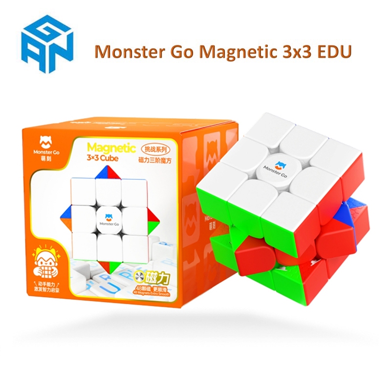 GAN MG356 3X3X3 Monster Go 3×3 Magnetic Rubik Cube Speed Puzzle Đồ chơi cho trẻ em 3x3 Chuyên nghiệp Hungary gốc Rubik Magico