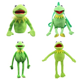 40-65cm Disney Sesame Street Hình Kermit Tay Con Rối Trẻ Em Búp Bê Mềm Nói Chuyện Thể Hiện Đạo Cụ Tiệc Giáng Sinh Búp Bê Sang Trọng Đồ Chơi Ếch Túi Đi Học
