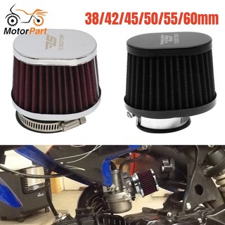 Motoparts shop 38/42/45/50/55/60mm motorcycle air filter intake universal air filter
