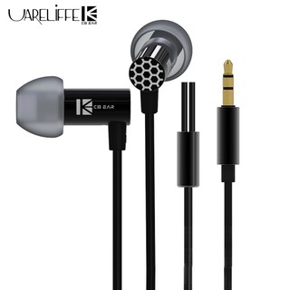 Tai nghe Uareliffe KBEAR Little Q IEM 6mm Màng tổng hợp Âm thanh HiFi trong tai Tai nghe ngủ có cáp OFC Cách ly tiếng ồn Tai nghe có dây