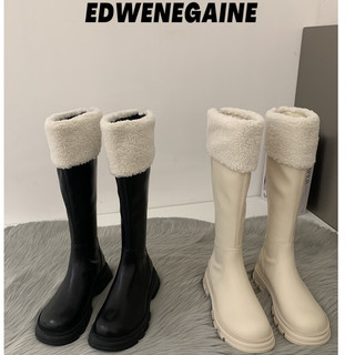 EDWENEGAINEgiày nữ boot nữ  Thời trang trăm mốt 2023 HOTSALE Cổ điển Êm ái Đế êm Phóng khoáng FSX23B0SRW 47Z231122