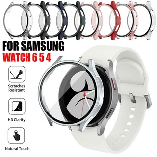 Ốp bảo vệ màn hình bằng kính cường lực cứng chống va đập cho đồng hồ Samsung Galaxy Watch 4 40/44mm