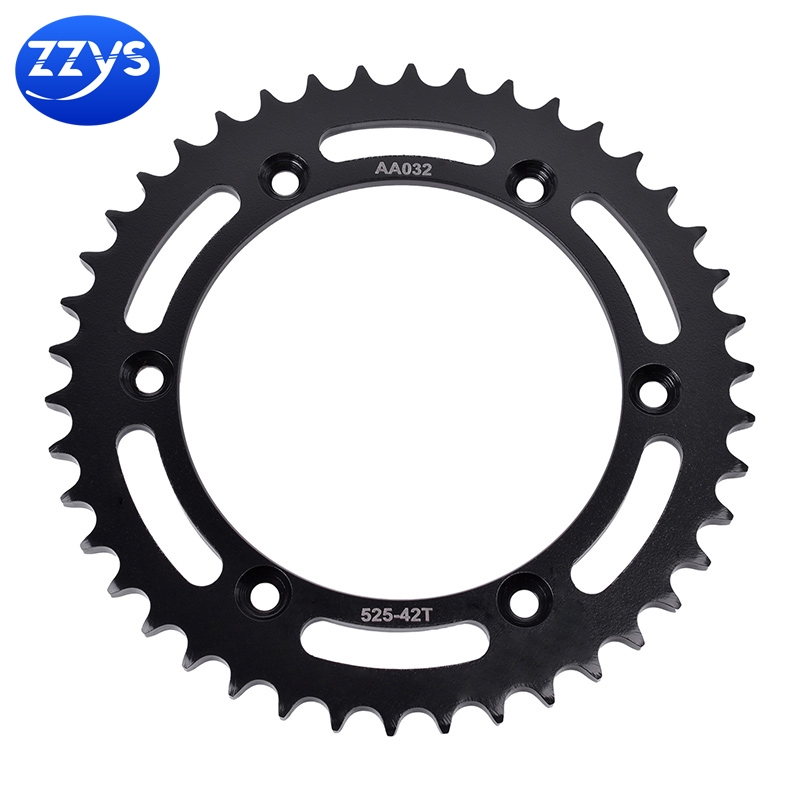 Bánh xích sau bằng thép cacbon 525-42T cho Suzuki DR650 1996-2022 XF650 97-02