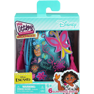 Real littles - collectible micro disney encanto backpack with 6 micro surprises inside! toy ba lô encanto nhỏ nhắn thật - sưu tầm - ba lô encanto disney với 6 bất ngờ nhỏ nhắn bên trong! đồ chơi búp bê dễ thương xinh xắn cao cấp