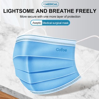 Khẩu Trang Cofoe 3 Lớp Bảo Vệ Tai Dành Cho Người Lớn