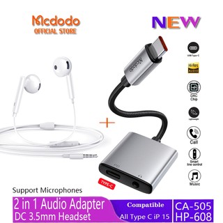 Mcdodo Thiết Bị Chuyển Đổi Âm Thanh Mcdodo Dành Cho Huawei Samsung Xiaomi Hỗ Trợ Mic Đàm Thoại PD Type C 60W