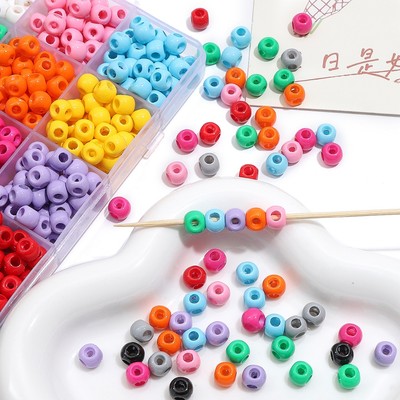 Beadia Set 5 Hạt Xỏ Lỗ 4 Lỗ Bằng Acrylic Dùng Để Làm Đồ Trang Sức Thủ Công