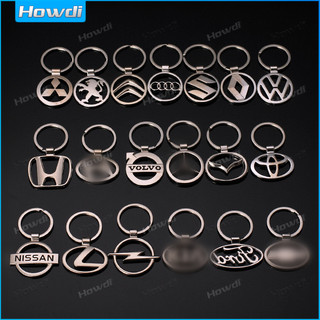 Móc Khóa Bằng Thép Không Gỉ Hình Logo Xe Hơi Đơn Giản Sang Trọng