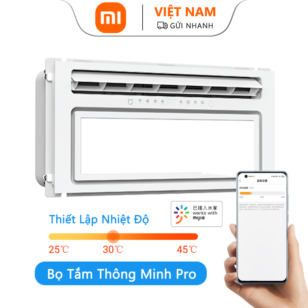 Máy Sưởi Ấm Thông Minh Xiaomi Youpin Pro 2800W Cho Nhà Ở