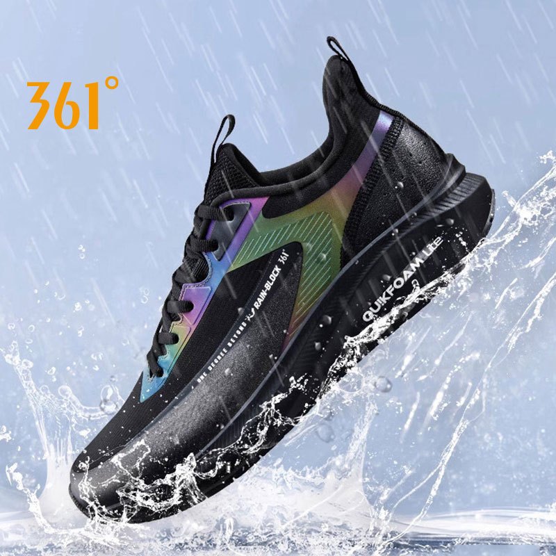 Giày thể thao 361 DEGREES 672142225 chống sốc chống thấm nước nhiều màu sắc tùy chọn thời trang mùa thu cho nam 2022