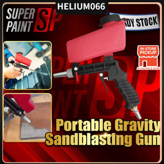 Súng phun cát nén khí 90psi cầm tay nhỏ gọn helium066