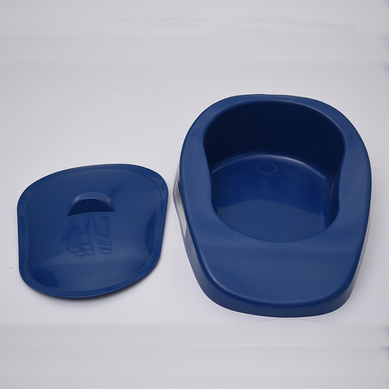 bô người lớn bô nằm đi vệ sinh tại giường PP Bedpan di động êm ái có nắp đậy dành cho người cao tuổi phụ nữ mang thai - Lithium067