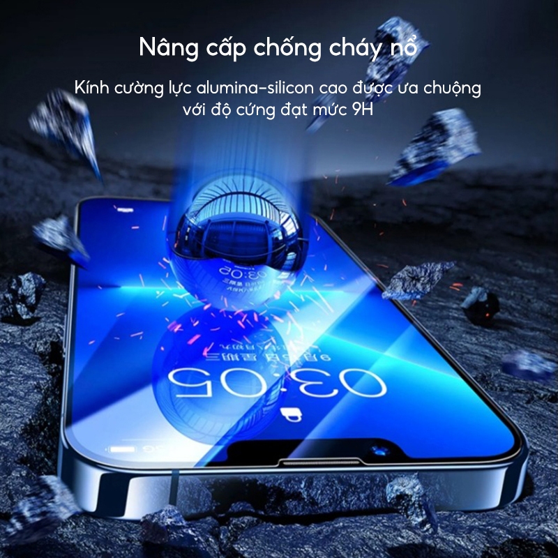 TBTIC Kính Cường Lực hd Bảo Vệ Màn Hình Riêng Tư Cho iphone 15 14 13 12 11 pro max plus xr x xs