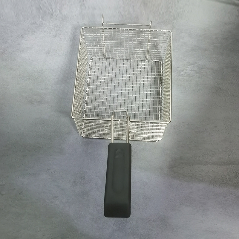 81 Bold Frying Basket Dày Frying Colander Point Frying Basket Phụ Kiện Nồi Chiên Điện Giỏ Chiên Lưới