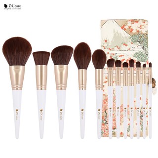 Set 12 Cọ Trang Điểm DUcare Chất Liệu Tổng Hợp Cao Cấp