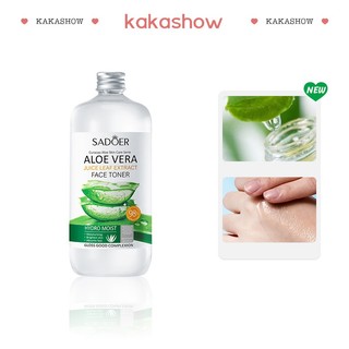 kakashow Túi Lô Hội Dưỡng Ẩm Dung Tích Lớn Tiện Dụng Nước Hoa Hồng Tinh Chất Lô Hội Sáng Da 500ml Cấp Ẩm
