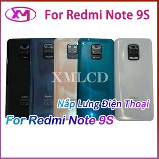Nắp Lưng Điện Thoại Bằng Kính Dành Cho xiaomi redmi note 9s