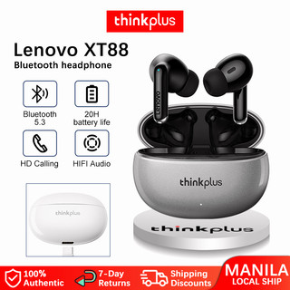 Tai Nghe Bluetooth 5.3 HD Không Dây Âm Thanh Trung Thực Chất Lượng Cao Giảm Tiếng Ồn Có Mic Cho Lenovo TWS XT88