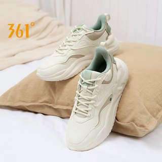 Giày thể thao da đế dày 361 độ yunshu 3 thời trang cho nữ 682346701phụ kiện chuyên dụng dành cho xe hơi