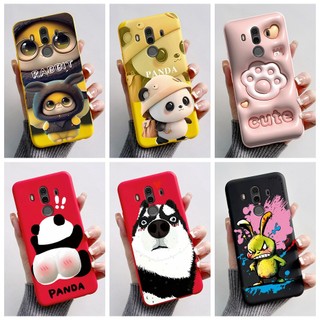 Ốp điện thoại tpu dẻo họa tiết gấu trúc đáng yêu cho huawei mate 10 pro huawei mate10 10pro