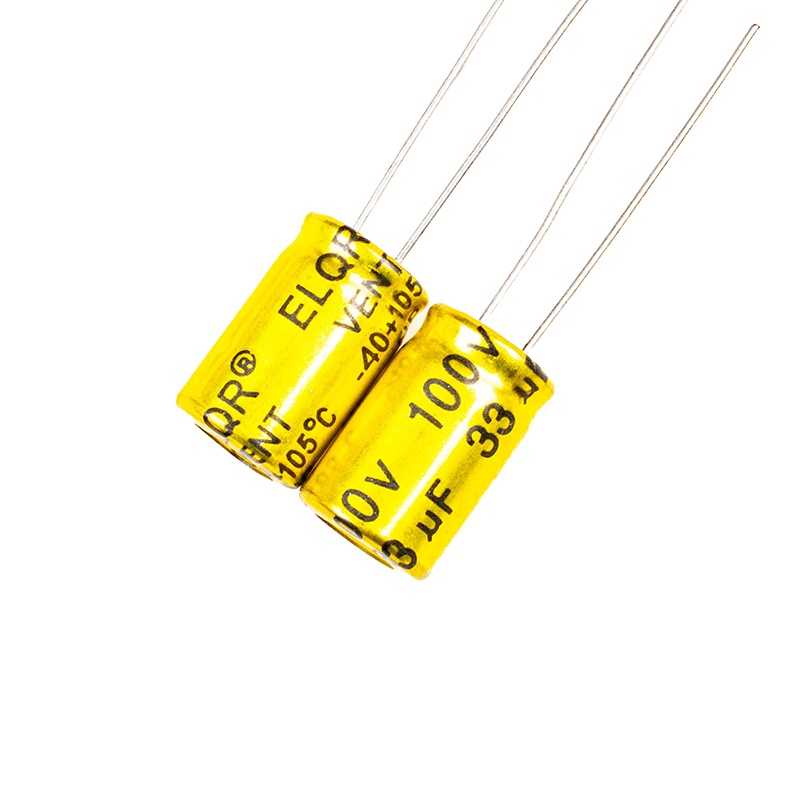 100V 33uf NP Không cực 105°Tụ điện điện phân C 8x12mm