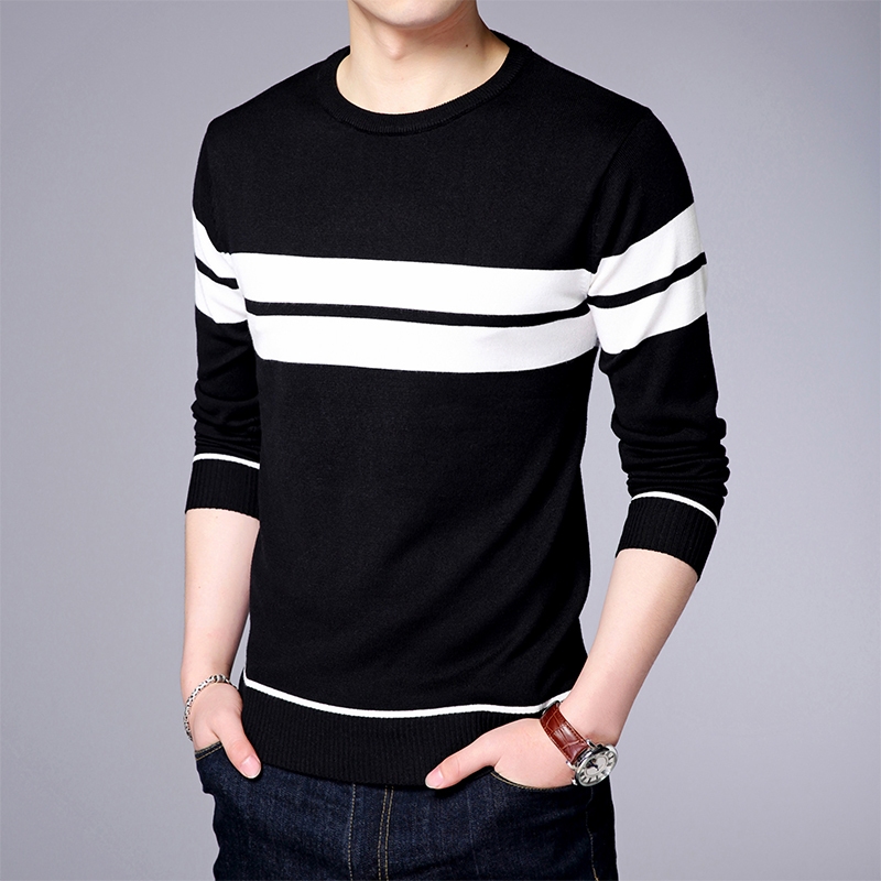 Áo len nam tay dài ấm áp mặc thường ngày