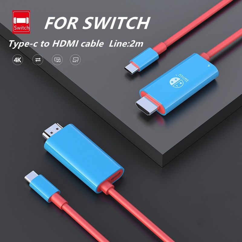 Cáp Sạc Nhanh HDMI 4K Cho Switch / Switch Oled TV HD