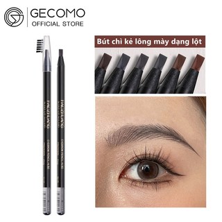 Bút chì kẻ lông mày GECOMO 9 màu không nhòe chống nước lâu dài tùy chọn